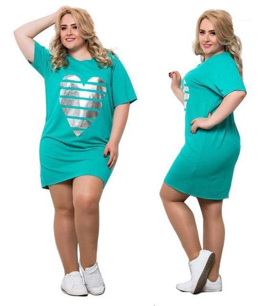 sleeved плюс размер платья 5xl 6xl платья женщин одежды casual сыпучие summer love тенниска платья короткие, Black;gray
sleeved плюс размер платья 5xl 6xl платья женщин одежды casual сыпучие summer love тенниска платья короткие, Black;gray
