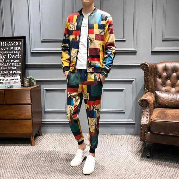 2020 fall men clothing ropa hombre de marca designer print tracksuit men girl face print jogginganzug herren (jacket+sweatpant, Black;blue
2020 fall men clothing ropa hombre de marca designer print tracksuit men girl face print jogginganzug herren (jacket+sweatpant, Black;blue