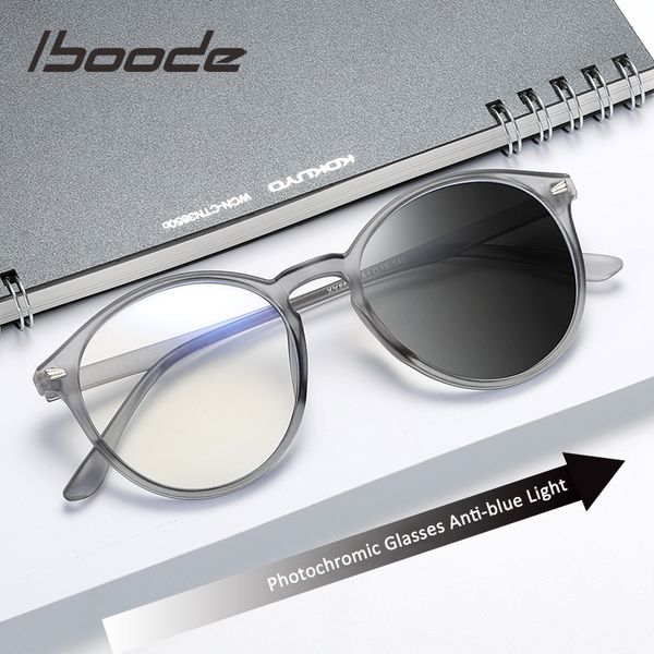 fashion sunglasses frames iboode brand pochromic metal men women anti-blue rays vintage myopia glasses frame uv400 pc lens spectacle, Black
fashion sunglasses frames iboode brand pochromic metal men women anti-blue rays vintage myopia glasses frame uv400 pc lens spectacle, Black