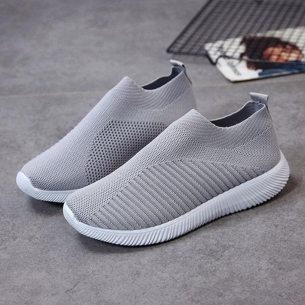 womens sneakers knitted mesh breathable casual shoes walking slip on flat shoes, Black
womens sneakers knitted mesh breathable casual shoes walking slip on flat shoes, Black