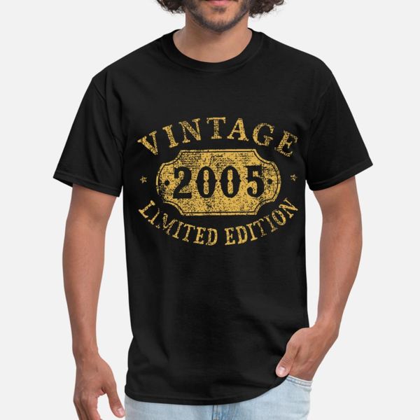 vintage 2005 limited edition black for mens or wom t shirt men knitted short sleeve round neck casual summer style natural shirt
vintage 2005 limited edition black for mens or wom t shirt men knitted short sleeve round neck casual summer style natural shirt