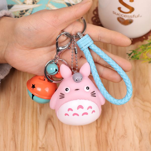 2020 new cartoon cute my neighbor totoro keychain leather rope small bells keychains women car bag charms keyring jewelry gift, Silver
2020 new cartoon cute my neighbor totoro keychain leather rope small bells keychains women car bag charms keyring jewelry gift, Silver
