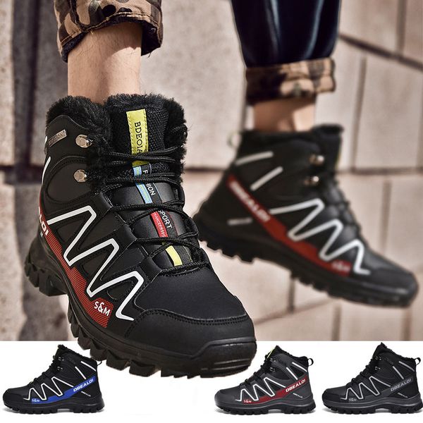 men outdoor climbing shoes add fluff sports snow boots keep warm desert boots combat
men outdoor climbing shoes add fluff sports snow boots keep warm desert boots combat