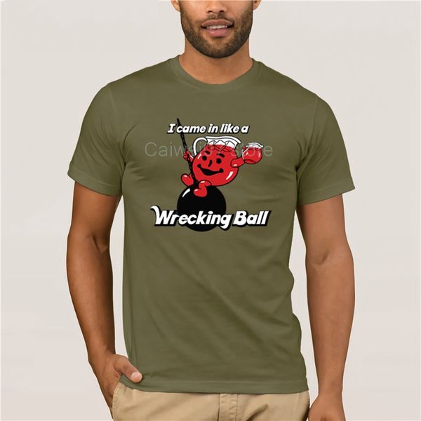 new fashion trend for mans kool aid wrecking ball fashion t-shirt men