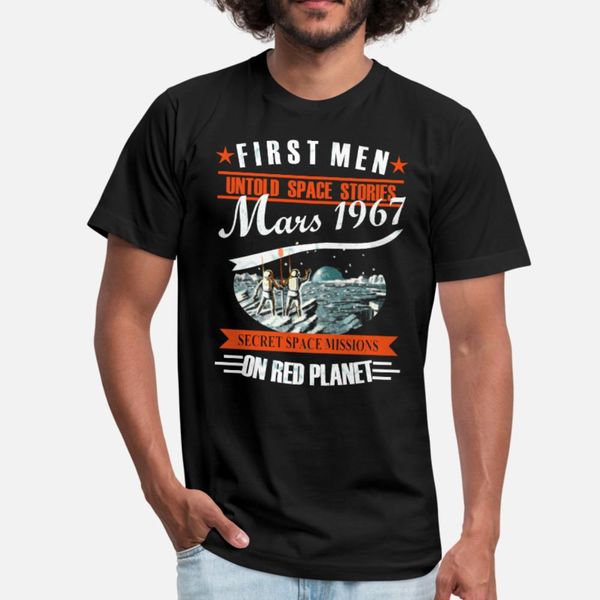first men on mars in 1967, untold space stories t shirt men customized short sleeve o-neck basic solid funny casual summer natural shirt, White;black
first men on mars in 1967, untold space stories t shirt men customized short sleeve o-neck basic solid funny casual summer natural shirt, White;black