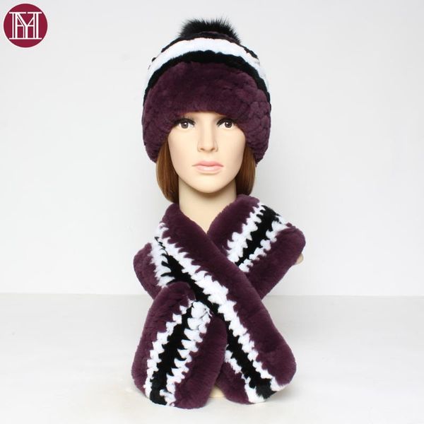 beanie/skull caps 2021 winter warm real rex fur hat scarf set women 100%natural knitted fashion scarfs, Blue;gray
beanie/skull caps 2021 winter warm real rex fur hat scarf set women 100%natural knitted fashion scarfs, Blue;gray