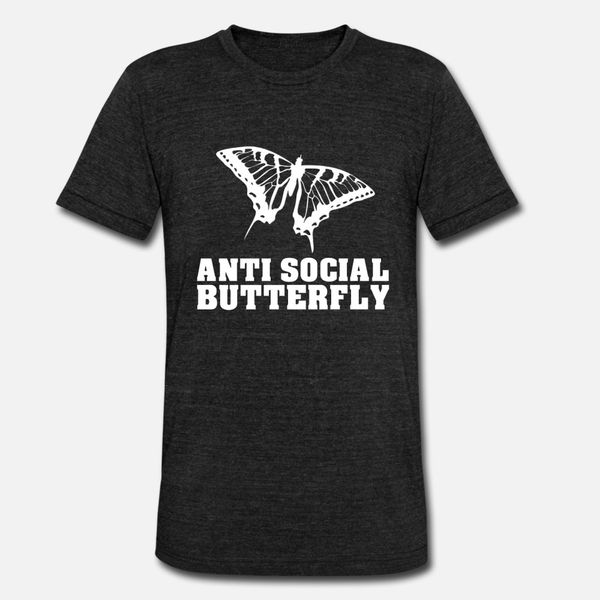anti social butterfly t shirt men print 100% cotton s-xxxl formal cute funny spring unique shirt
anti social butterfly t shirt men print 100% cotton s-xxxl formal cute funny spring unique shirt
