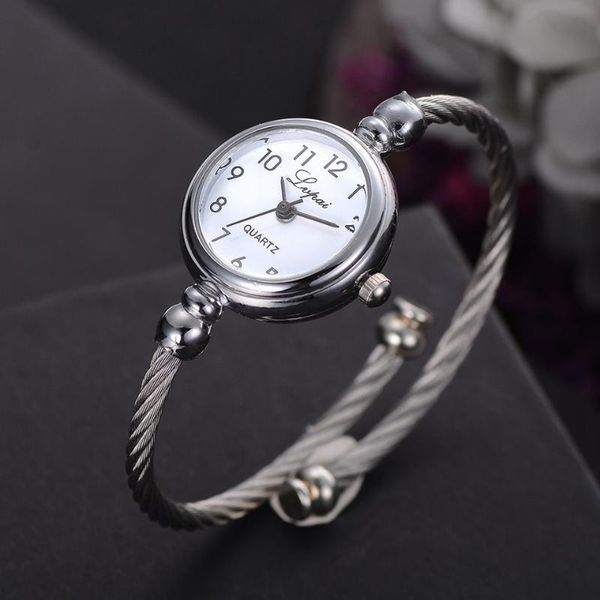 fashion women bracelet watch stainless steel silver ladies wristwatch female clock quartz watch jewelry hours-30, Slivery;brown
fashion women bracelet watch stainless steel silver ladies wristwatch female clock quartz watch jewelry hours-30, Slivery;brown
