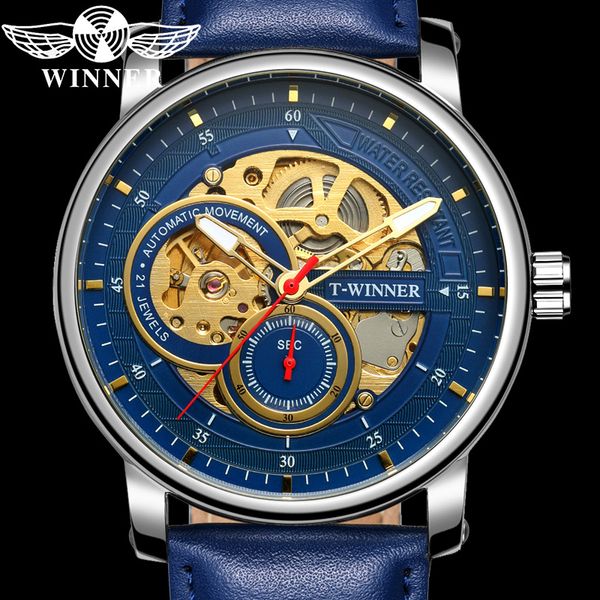 winner automatic mechanical men wristwatch sport male clock skeleton genuine leather man watch 8196, Slivery;brown
winner automatic mechanical men wristwatch sport male clock skeleton genuine leather man watch 8196, Slivery;brown