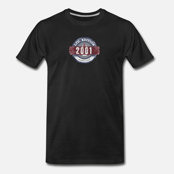 limited edition 2001 t shirt men custom 100% cotton size s-3xl slim fitness new style spring autumn letter shirt
limited edition 2001 t shirt men custom 100% cotton size s-3xl slim fitness new style spring autumn letter shirt