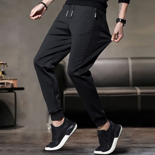 teenager fashion casual capri pants men summer thin section elasticity solid color trousers men's breathable skinny pants, Black;blue
teenager fashion casual capri pants men summer thin section elasticity solid color trousers men's breathable skinny pants, Black;blue