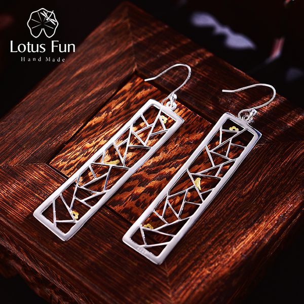 lotus fun real 925 sterling silver handmade fine jewelry oriental element window paper-cut design dangle earrings for women gift, Golden
lotus fun real 925 sterling silver handmade fine jewelry oriental element window paper-cut design dangle earrings for women gift, Golden