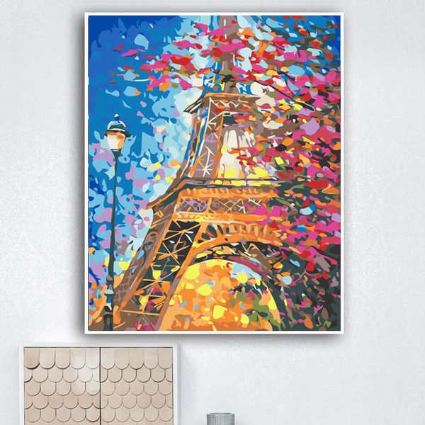 yijie diy painting by numbers eiffel tower drawing on canvas handpainted painting art gift diy home decoration
yijie diy painting by numbers eiffel tower drawing on canvas handpainted painting art gift diy home decoration