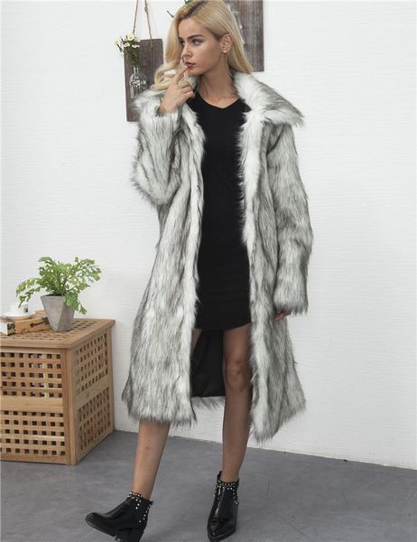 warm fur womens winter designer long sleeve open sitich faux female coats fashion casual apparel thick, Black
warm fur womens winter designer long sleeve open sitich faux female coats fashion casual apparel thick, Black