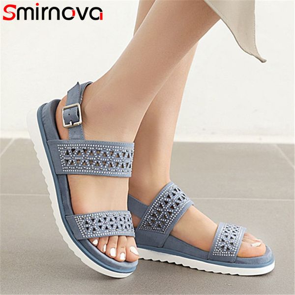 smirnova 2020 new fashion casual shoes women flat sandals hollow out buckle crystal summer sandals comfortable ladies shoes, Black
smirnova 2020 new fashion casual shoes women flat sandals hollow out buckle crystal summer sandals comfortable ladies shoes, Black