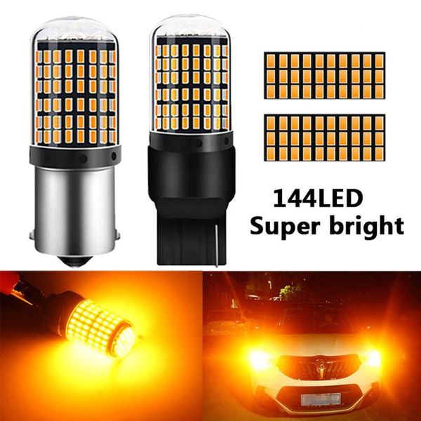 1 pc 1156 7440 led car signal bulbs t20 ba15s light 3014-144smd lamp rear amber yellow brake no flash auto lights
1 pc 1156 7440 led car signal bulbs t20 ba15s light 3014-144smd lamp rear amber yellow brake no flash auto lights