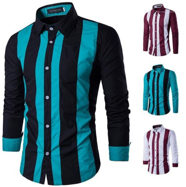 shirts casual stripe printed lomg sleeved panelled lapel neck shirts spring summer mens apparel mens new style, White;black
shirts casual stripe printed lomg sleeved panelled lapel neck shirts spring summer mens apparel mens new style, White;black