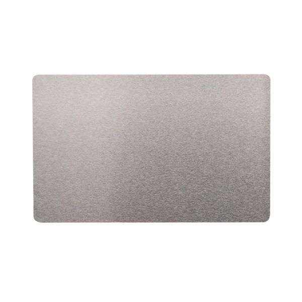 100pcs Smooth Mark Aluminium Alloy Identity Business Visiting Blank Card