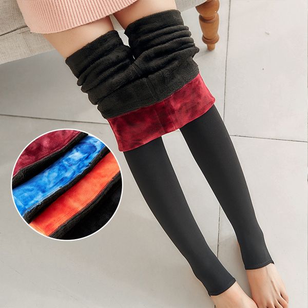 women's leggings winter keep warm high waist womens plus velvet thick protect the slim stepping pants, Black
women's leggings winter keep warm high waist womens plus velvet thick protect the slim stepping pants, Black