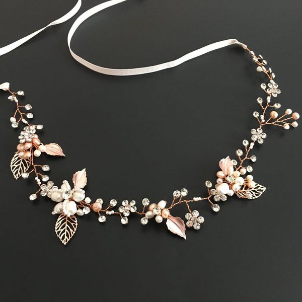 slbridal rose gold wired rhinestones crystals freshwater pearls wedding headband bridal hair vine hair accessories bridesmaids sh190713, Slivery;golden
slbridal rose gold wired rhinestones crystals freshwater pearls wedding headband bridal hair vine hair accessories bridesmaids sh190713, Slivery;golden