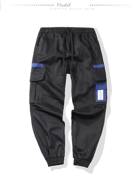 designer pants cargo pants street style casual loose solid color pencil mens fashion pants pockets cool mens, Black
designer pants cargo pants street style casual loose solid color pencil mens fashion pants pockets cool mens, Black