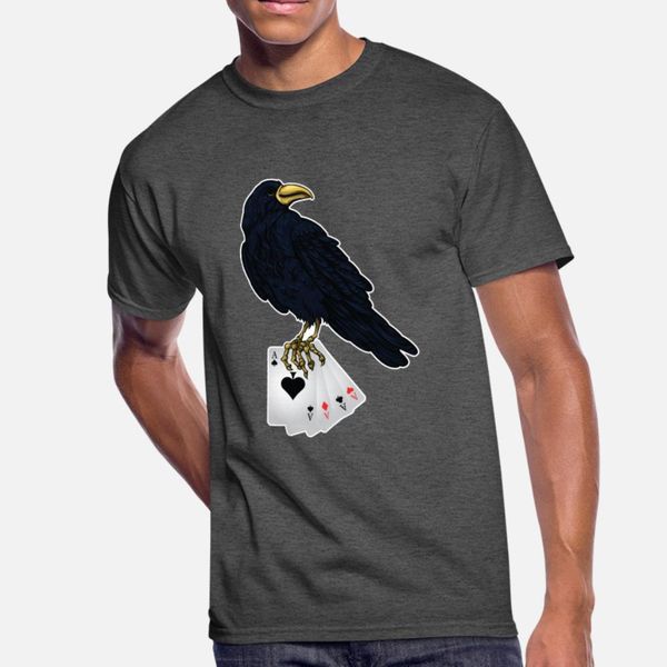 bird poker player raven ace card game crow t shirt men knitted tee shirt o neck clothing loose authentic summer style family shirt
bird poker player raven ace card game crow t shirt men knitted tee shirt o neck clothing loose authentic summer style family shirt