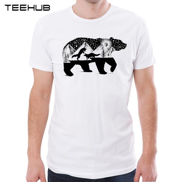 teehub new arrival 2019 men fashion bear and foxes printed t-shirt short sleeve tee hipster cool design
teehub new arrival 2019 men fashion bear and foxes printed t-shirt short sleeve tee hipster cool design