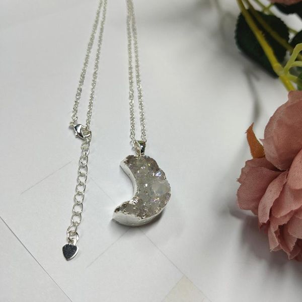 borosa natural druzy moon pendant necklace silver plated crescent drusy crystal quartz necklace titanium ab druzy
borosa natural druzy moon pendant necklace silver plated crescent drusy crystal quartz necklace titanium ab druzy