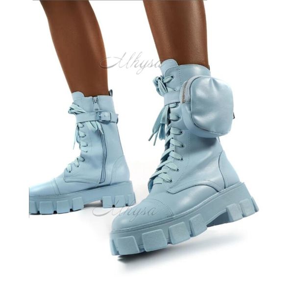 women pocket boot lace up ladies ankle boots female buckle strap blue chunky sole pouch ankle boots woman platform shoe fashion, Black
women pocket boot lace up ladies ankle boots female buckle strap blue chunky sole pouch ankle boots woman platform shoe fashion, Black