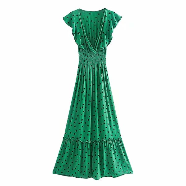 elegant women dots green long dress 2020 summer fashion ladies high waist slim boho dresses party feminine vestidos girls chic, Black;gray
elegant women dots green long dress 2020 summer fashion ladies high waist slim boho dresses party feminine vestidos girls chic, Black;gray