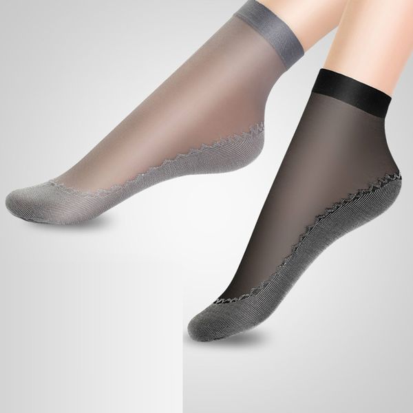 septhydrogen brand designer women's socks velvet silk summer socks quality soft cotton bottom wicking slip-resistant sock, Black;white
septhydrogen brand designer women's socks velvet silk summer socks quality soft cotton bottom wicking slip-resistant sock, Black;white