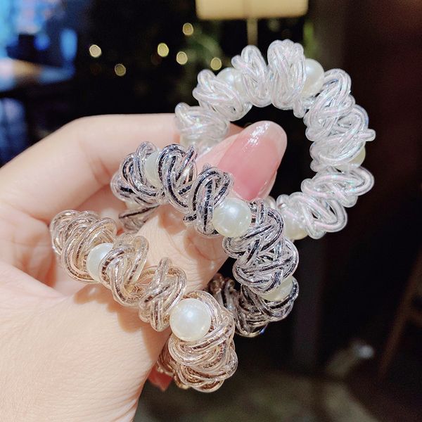 4pcs woman elegant beaded hair ties beads girls scrunchies rubber bands ponytail holders hair accessories elastic band
4pcs woman elegant beaded hair ties beads girls scrunchies rubber bands ponytail holders hair accessories elastic band