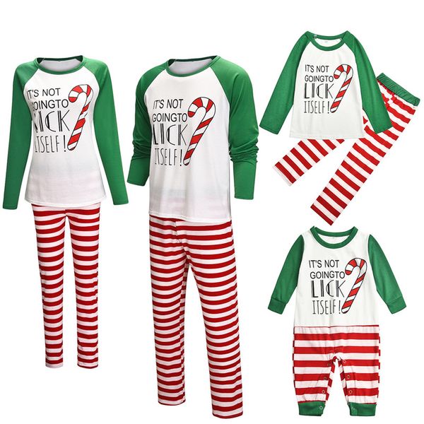 christmas family pajamas set mother father kids matching homewear it's not going to lick itself printed stripe red green family sleepwe, Blue
christmas family pajamas set mother father kids matching homewear it's not going to lick itself printed stripe red green family sleepwe, Blue