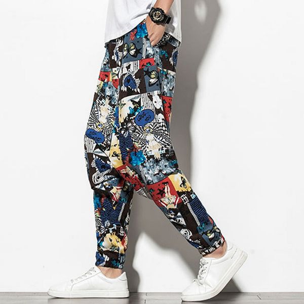 litthing men hip-hop plus size wide leg trousers baggy cotton linen harem pants casual vintage long pants pantalones hombre, Black
litthing men hip-hop plus size wide leg trousers baggy cotton linen harem pants casual vintage long pants pantalones hombre, Black