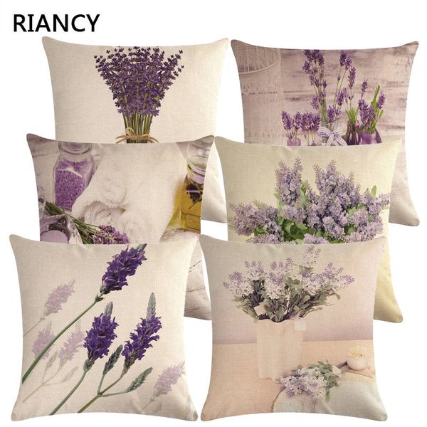 1 pcs lavender pattern cotton linen throw pillow cushion cover car home sofa bed decorative pillowcase funda cojin pillows 40659
1 pcs lavender pattern cotton linen throw pillow cushion cover car home sofa bed decorative pillowcase funda cojin pillows 40659