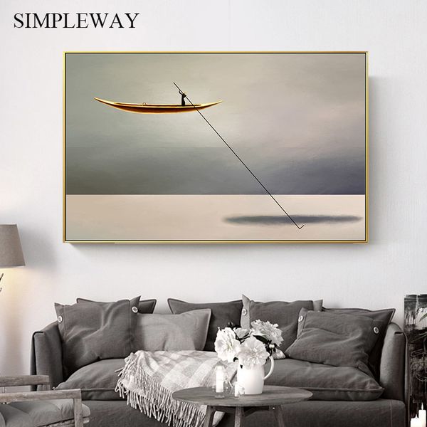 sea golden boat abstract canvas painting nordic vintage poster print modern artwork wall art decoration picture living roo decor
sea golden boat abstract canvas painting nordic vintage poster print modern artwork wall art decoration picture living roo decor