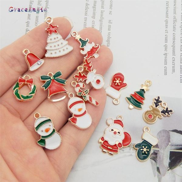 graceangie 14pcs christmas charms snow man pendant necklace cute bells santa claus garland for earrings findings diy keychain, Bronze;silver
graceangie 14pcs christmas charms snow man pendant necklace cute bells santa claus garland for earrings findings diy keychain, Bronze;silver