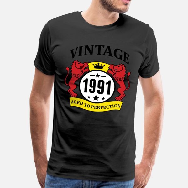 vintage 1991 aged to perfection t shirt men personalized 100% cotton o-neck natural graphic humor summer style natural shirt, White;black
vintage 1991 aged to perfection t shirt men personalized 100% cotton o-neck natural graphic humor summer style natural shirt, White;black