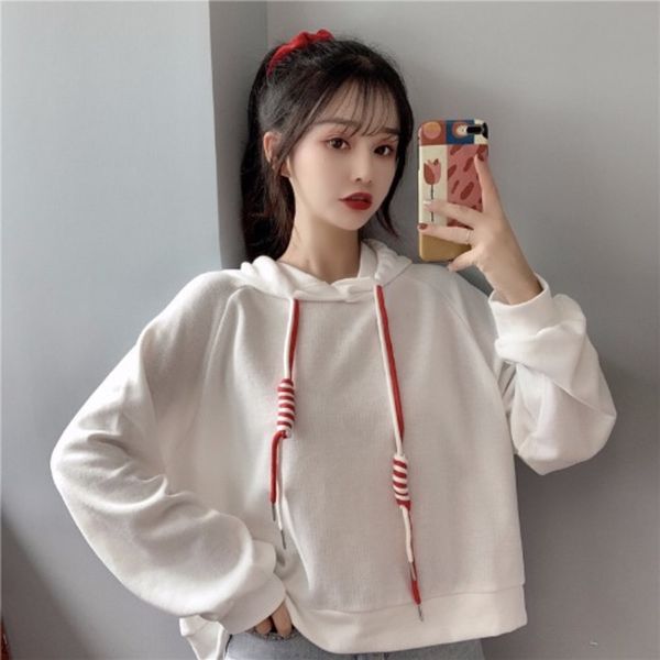 short women's spring coat sweatersweater sweater and autumn thin 2020 new korean style hooded lazy style loose coat fashionable ins zna, Black
short women's spring coat sweatersweater sweater and autumn thin 2020 new korean style hooded lazy style loose coat fashionable ins zna, Black