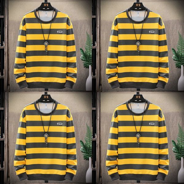 круглые шеи pulloversweater пуловеры для мужчин студентов контрастных цветных полос корейского стиль свободного случайные весной и осенью с, Black
круглые шеи pulloversweater пуловеры для мужчин студентов контрастных цветных полос корейского стиль свободного случайные весной и осенью с, Black