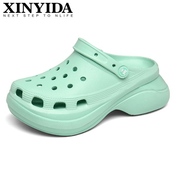 eva summer female sandals slip on breathable increasing women shoes fashion holle ladies summer slippers, Black
eva summer female sandals slip on breathable increasing women shoes fashion holle ladies summer slippers, Black