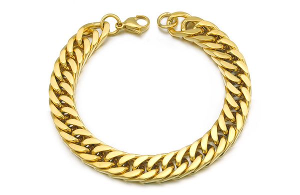 gold plated stainless steel bracelets curb cuban chain mens jewellery fashion, 8.7" long,10mm wide,wholesale 2020, Golden;silver
gold plated stainless steel bracelets curb cuban chain mens jewellery fashion, 8.7" long,10mm wide,wholesale 2020, Golden;silver