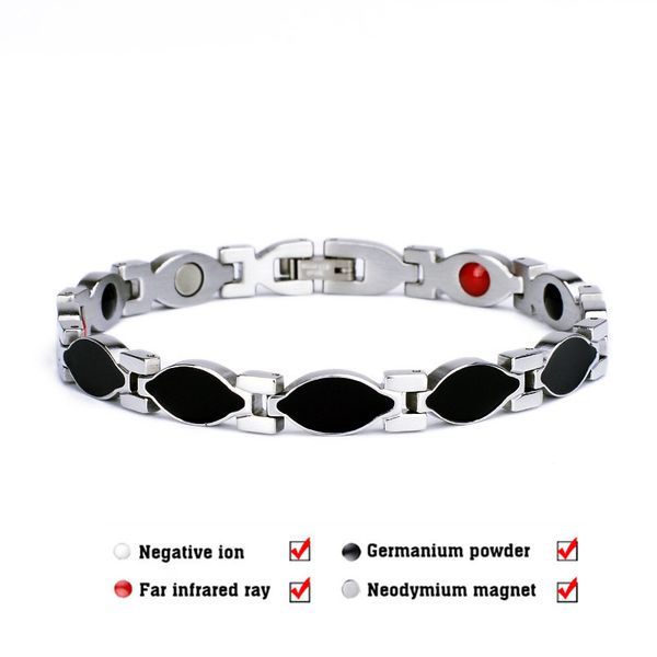 mens bracelets stainless steel magnetic therapy bracelet germanium jewelry wristband new 4 in 1 women healthy bracelets bangles, Golden;silver
mens bracelets stainless steel magnetic therapy bracelet germanium jewelry wristband new 4 in 1 women healthy bracelets bangles, Golden;silver