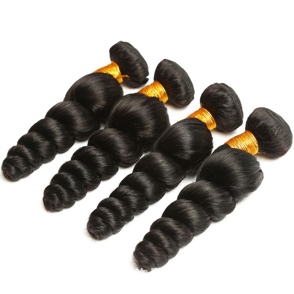2020 brazilian hair weave bundles with lace closure loose wave bundles with closure non-remy human hair 3 bundles with closure, Black
2020 brazilian hair weave bundles with lace closure loose wave bundles with closure non-remy human hair 3 bundles with closure, Black