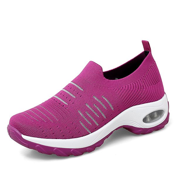 women shoes flat casual non-slip platform sneakers for women breathable mesh sock lady shoes outdoor walking woman sneakers, Black
women shoes flat casual non-slip platform sneakers for women breathable mesh sock lady shoes outdoor walking woman sneakers, Black