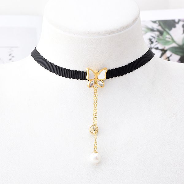 white shell butterfly choker necklace for women accessories rope chain stainless steel pendant aesthetic collar gold necklace, Golden;silver
white shell butterfly choker necklace for women accessories rope chain stainless steel pendant aesthetic collar gold necklace, Golden;silver