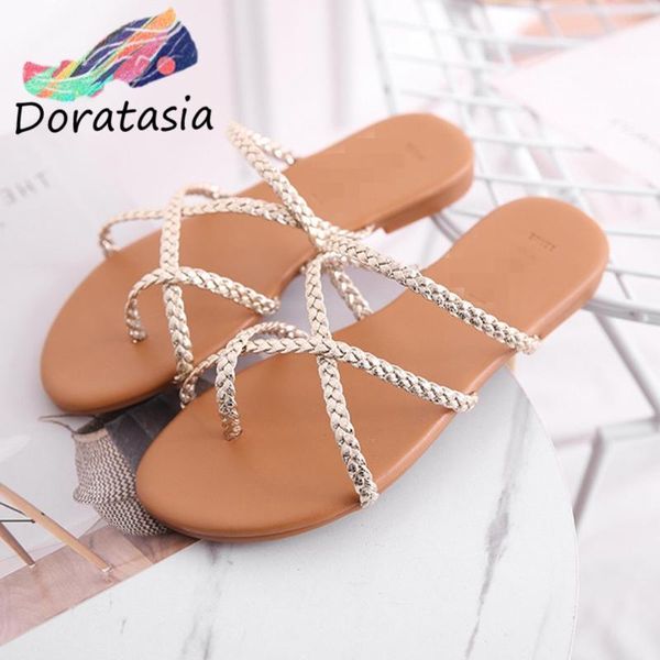doratasia casual low heel shoes 2020 summer cool metallic slippers women concise summer slip on flat shoes, Black
doratasia casual low heel shoes 2020 summer cool metallic slippers women concise summer slip on flat shoes, Black
