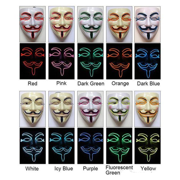 anonymous vendetta cosplay for up flashing dark funny masks led mask in wire light mask glowing halloween mask costume creative dh_n seiiiu
anonymous vendetta cosplay for up flashing dark funny masks led mask in wire light mask glowing halloween mask costume creative dh_n seiiiu