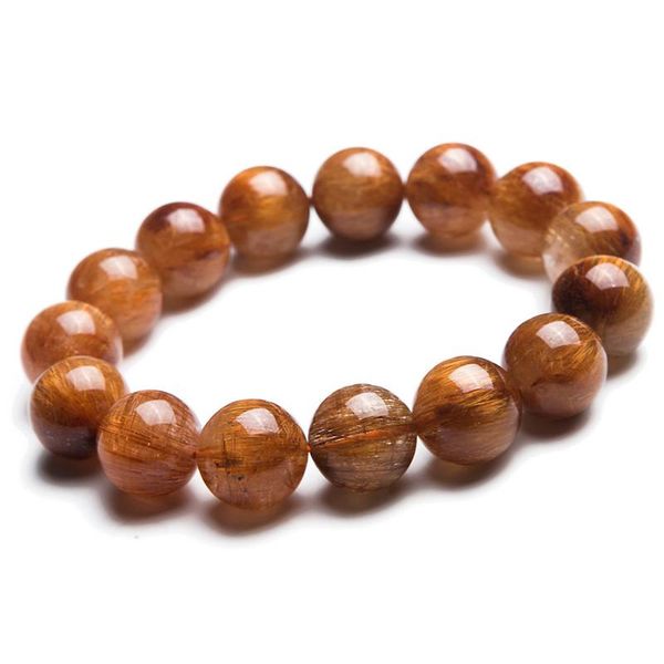 16mm natural genuine gold copper hair rutilated quartz charm bracelet femme men stretch transparent crystal round bead bracelet, Black
16mm natural genuine gold copper hair rutilated quartz charm bracelet femme men stretch transparent crystal round bead bracelet, Black