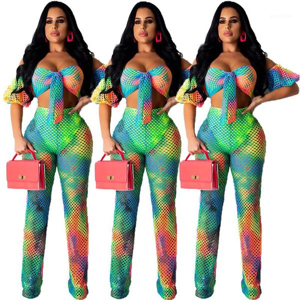 womens designer fashion suits sheer mesh tie dye suits womens clothing 2 piece set summer summer, White
womens designer fashion suits sheer mesh tie dye suits womens clothing 2 piece set summer summer, White